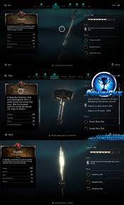 Gungnir Mjolnir And Excalibur From Assassin S Creed Valhalla Assassinscreedvalhala