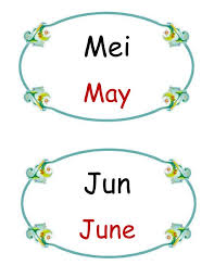 Nama2 bulan by jalilah chemansor 11688 views. Bulan Dalam Setahun Hari Dlm Seminggu