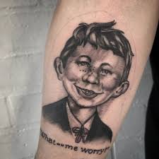 Alfred E Neuman from Mad magazine Done by boss man Andy Gould Call the  studio 02 49842444 to make a booking or message us directly