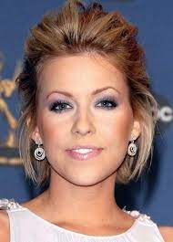 Short Teased With Volume A Little Backcombing Short Hairstyles For Women With Thick Or Thin Hair Looking G Short Hair Updo Short Hair Styles Half Up Hair