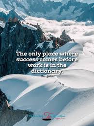 Success Comes Before Work Only In The Dictionary Spiritual Crusade