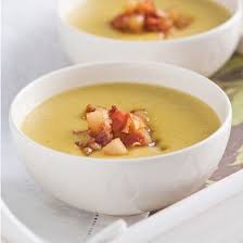 Veloute De Poireaux Poires Et Pancetta Food Comfort Food Meals