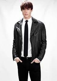 Leather Biker Jacket Men H E By Mango Leather Jeans Men Biker Jacket Biker Jacket Men