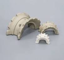 76mm Ceramic Super Intalox Saddle Ring Random Packing for Purifying Tower