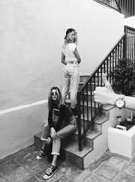 Black And White Best Friends Goals Pinterest Alexislee17 Friend Photoshoot Friend Photos Black And White Aesthetic