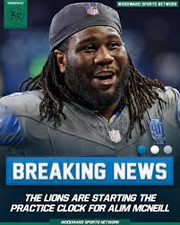 The Detroit Lions are starting the practice window for DT Alim McNeill 👀