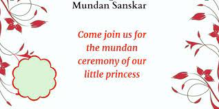 Mundan Ceremony Invitation Quotes Card Design And Wordings Card Design Invitation Card Design Invitations