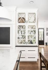 Picture Perfect Modern Farmhouse Tour Pickled Barrel Glass Kitchen Cabinets Farmhouse Glass Farmhouse Style Kitchen