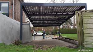 Solar Carport Met Zonnepanelen Vroomshoop Zonnepanelen Terrasoverkapping Solar