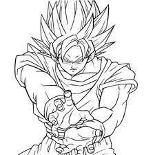 Simple dragon ball z coloring page : Dbz Coloring Book Eassume Com Coloring Home