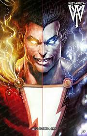 Black Adam Dc Comics Shazam Black Adam Superhero Painting Dc Comics Art Captain Marvel Shazam