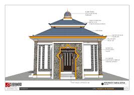 Gambar desain masjid minimalis modern. Contoh Desain Teras Mushola Minimalis Cek Bahan Bangunan