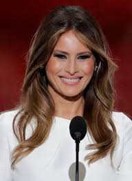 Melanie Trump Such A Beautiful Lady From A Nation Which Does Not Smile As Much As We Do But Ha Melania Trump Hair Color Trump Hair Donald And Melania Trump