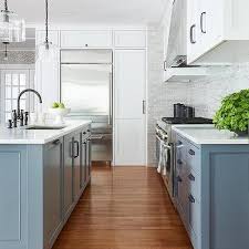 Drawer box solid wood, plywood, dovetail, natural finish. Cobalt Blue Inset Kitchen Cabinets Design Ideas