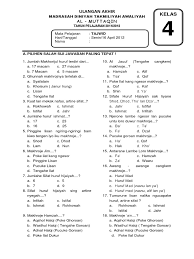 Jun 28, 2021 · download soal ujian madrasah diniyyah. Bank Soal Tajwid