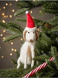 Felt Sitting Dog Christmas Crafts Decorations Christmas Crafts Christmas