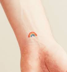 Her clothes can be any style you want. Riveting Small Rainbow Tattoo New Tattoo Ideas August 2016 Rainbow Tattoos Tattoos 5sos Tattoo