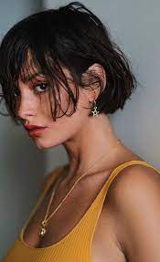 Wet Look For Short Hairstyles Hair Styles Messy Bob Hairstyles Short Hair Styles