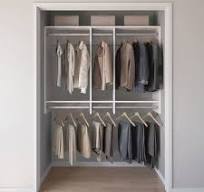 The Container Store Three Section Double-Hang Closet