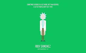 Rick Sanchez Rick And Morty Minimalism Cartoon Rick Sanchez Hd Wallpaper Wallpaperbetter