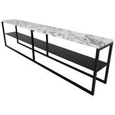 Check spelling or type a new query. Contemporary Low Slim Console In Marble And Powder Coated Steel For Sale At 1stdibs