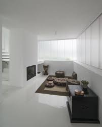 White Buildings Sink Into The Landscape At The White Wolf Hotel By And Re Meditation Rooms Meditation Room Decor Meditation Room Design