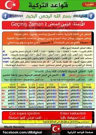 الزمن الماضي ٢في اللغة التركية Learn Turkish Language Turkish Language Turkish Lessons
