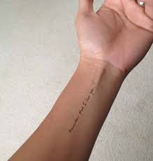 That's because there's enough space to include longer words and phrases. Quotes Tattoo Placement Mom 60 New Ideas Quote Tattoos Placement Tattoo Quotes Tiny Tattoo Placement
