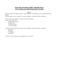 Nombor proton dan nombor nukeon dalam atom unsur 4. Soalan Objektif Sains Tingkatan 1 Kecemasan N