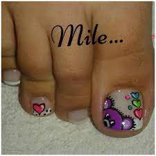 Como las uñas pintadas de animales o las uñas pintadas de acuarela. Unas Feet Unas Manos Y Pies Unas Pies Decoracion Arte De Unas De Pies