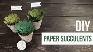 Download Diy Paper Succulents Cricut Cameo Youtube