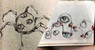 Le psychanalyste touche les loyers. Cette Adolescente Schizophrene Dessine Ses Hallucinations Pour Montrer Au Monde Ce Qu Elle Ressent