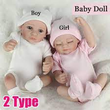 2 Tipo Real Lifelike Reborn Baby Dolls Full Silicone Silicone Newborn Boy Girl Baby Toddler Birthday Toy Gifts Em Promocao Ofertas Na Americanas