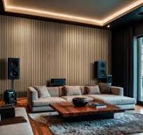 Natural Acoustic Wood Slat Wall Panels - MSI Surfaces