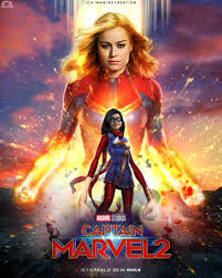 Ideally, the sleek new logo for the marvels will help keep audiences invested until the film premieres. Ica Imagine Creation On Twitter Captain Marvel 2 2022 Movie Poster Artwork Featuring Iman Vellani That Casts Her Role Ms Marvel Kamala Khan Beside Carol Danvers Captain Marvel