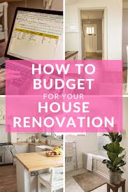 Getting House Renovation Ideas And Home Decoration Ideas Is One Thing But How Do You Budget For A House Home Renovation Costs Renovation Costs Home Renovation