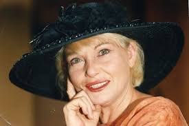 Diane Cilento Actress On Her Property Editorial Stock Photo