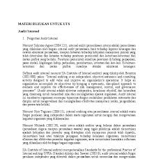 Pengertian audit adalah suatu proses sistematis yang secara objektif memperoleh serta mengevaluasi bukti mengenai asersi tentang aktivitas ekonomi. Contoh Laporan Hasil Audit Internal Perusahaan Pdf Nusagates