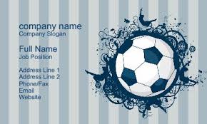 Your sports business card can be a simple tool to communicate your contact details or you can expand it slightly to list a range of services you provide making it a mini promotional brochure. 15 Team Sports Business Card Design Ideas Uprinting Sports Business Business Card Design Business Card Template Design