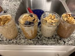 Here's how oatmeal's nutrition breaks down (per one cup, cooked): Not Angka Lagu Calories In Overnight Oats Peanut Butter Cookie Overnight Oats Kim S Cravings Life Is Hard Make Breakfast Easy Pianika Recorder Keyboard Suling