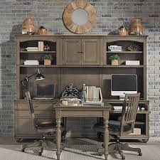 Easily Divide One Office Into Two Productive Spaces By Placing A Desk Perpendicular To A Wall Or Hutc Cheap Office Furniture Furniture Modular Office Furniture