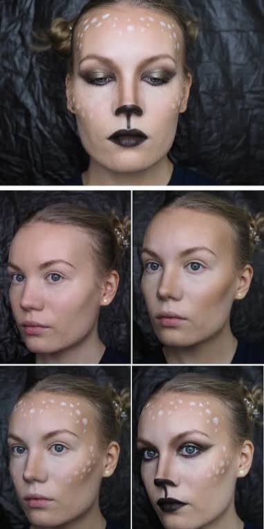Halloween makeup tutorial: Oh Deer - Charlotta Eve