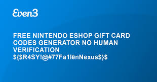 Free nintendo eshop codes no verification or survey 2021. Free Nintendo Eshop Gift Card Codes Generator No Human Verification R4sy 77fa1lennexus