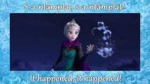 Frozen dublat in romana part 12 youtube. Hd Frozen Regatul De GheaÈÄ Let It Go S A Ntamplat Romanian With Lyrics And Translation Youtube