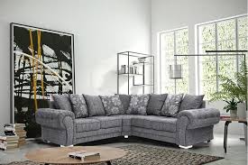 Looking for the perfect grey sofa for your living room? Malmo Grey Fabric Corner Sofa Furnitureinstore