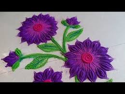 How To Draw Easy Simple Nice Flower Rangoli Designs With Colours Kolam Muggulu By Maya Youtub Colorful Rangoli Designs Flower Rangoli Rangoli Designs