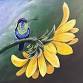Happy as a Hummingbird Acrylic on Canvas