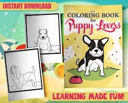 Four color process printing uses the subtractive primary ink colors of cyan, magenta, and ye. Best Value 30 Puppy Coloring Printables Large Print Pdf Etsy