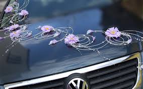 Image result for svatební  výzdoba auta