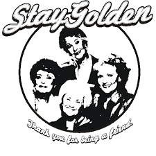 Thank You For Being A Friend Golden Girls Girl Silhouette Golden Girls Humor